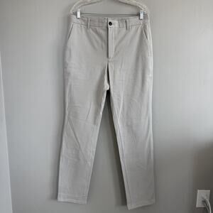 Everlane Mens Stone Uniform The Performance Slim Fit Chino Pants Size 34x34